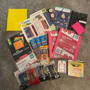 Huge office / school supply lot , back to school lot